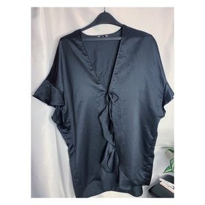 Victoria’s Secret Satin Robe- one size fits all.